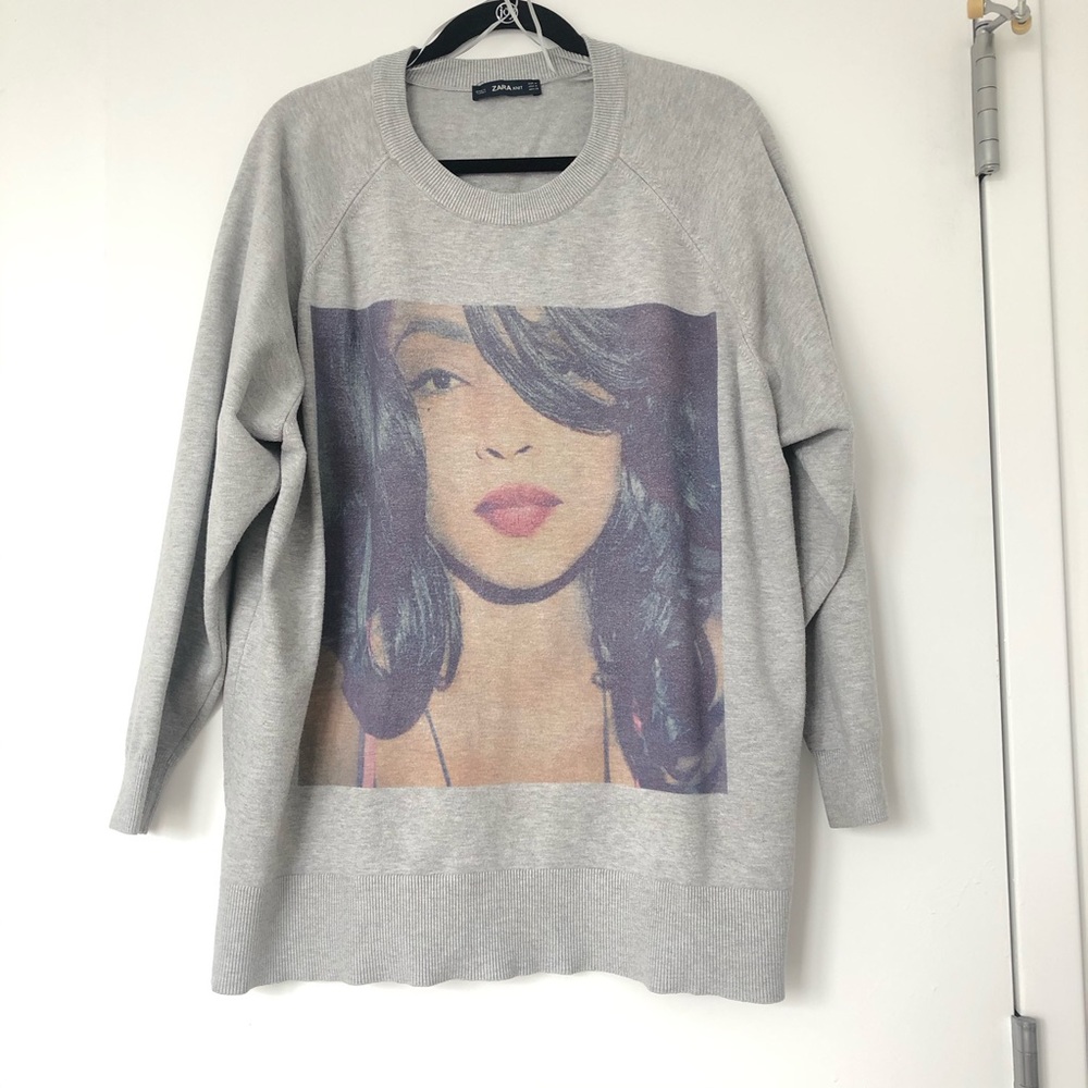 Zara Sade Oversized Grey Sweater/ Sweater Dress